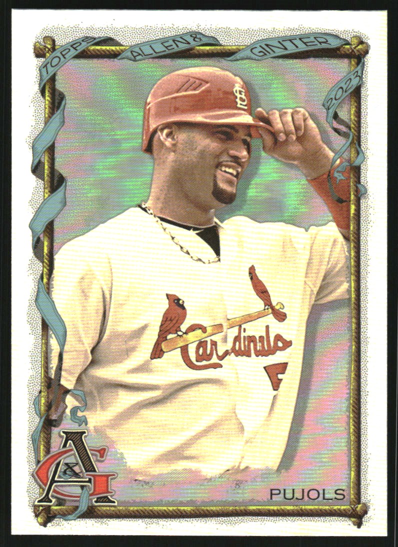 2023 Topps Allen and Ginter Silver Portrait #385 Albert Pujols SP