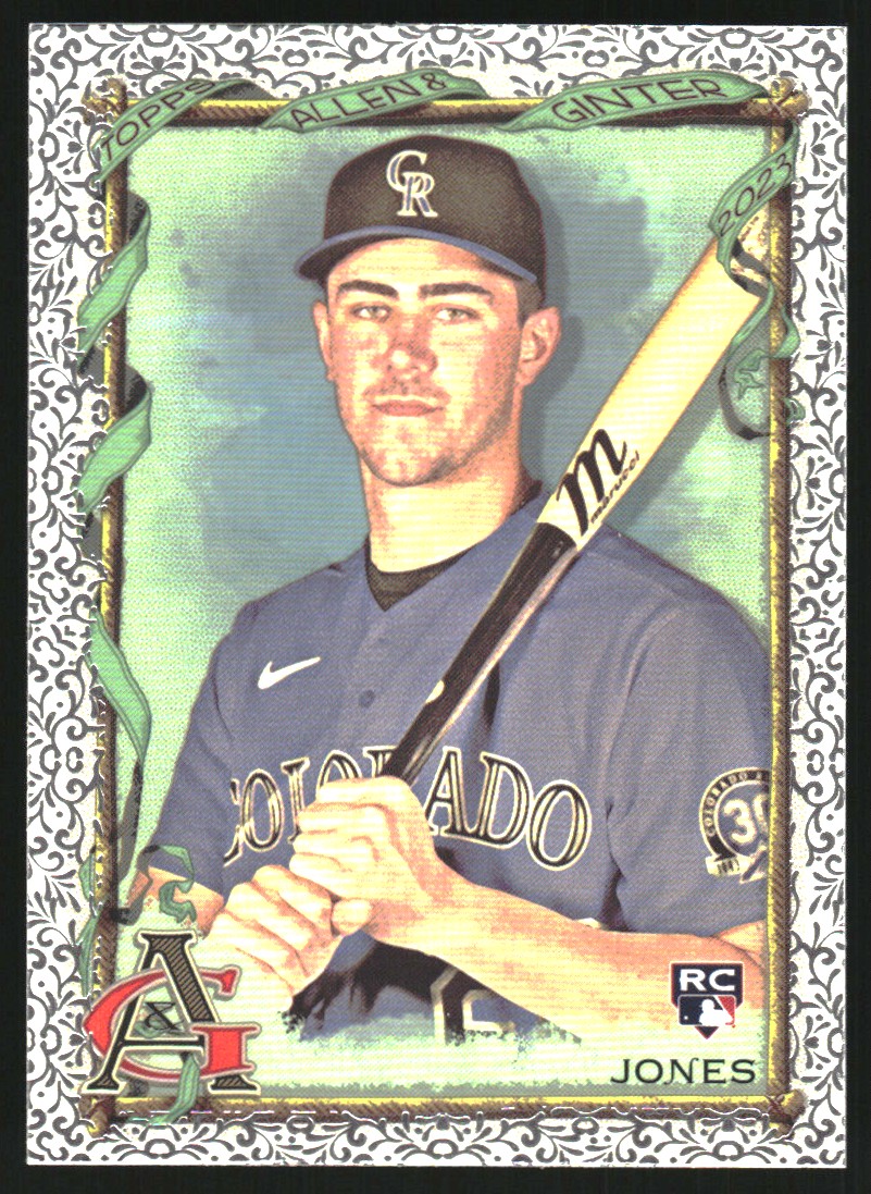 2023 Topps Allen and Ginter Foil Filigree #61 Nolan Jones