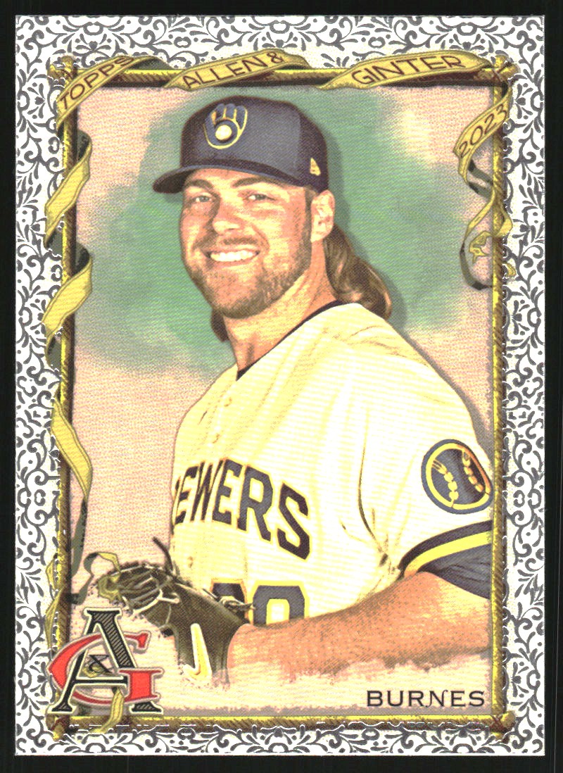 2023 Topps Allen and Ginter Foil Filigree #86 Corbin Burnes