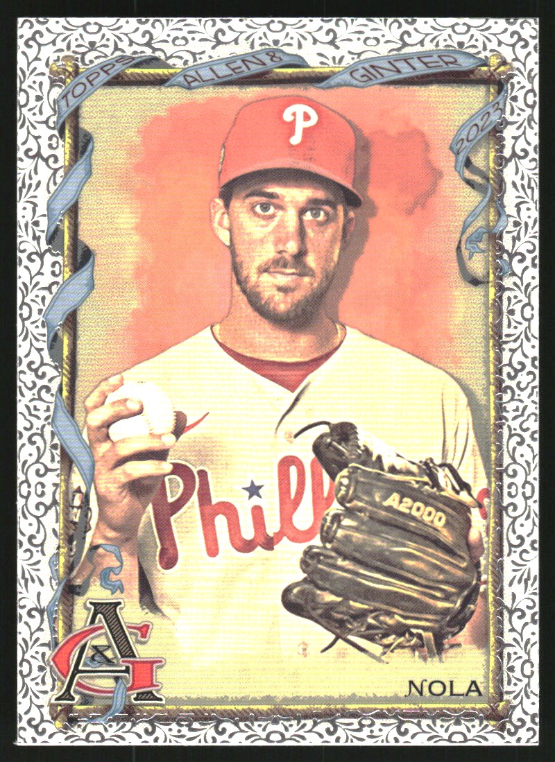 2023 Topps Allen and Ginter Foil Filigree #263 Aaron Nola