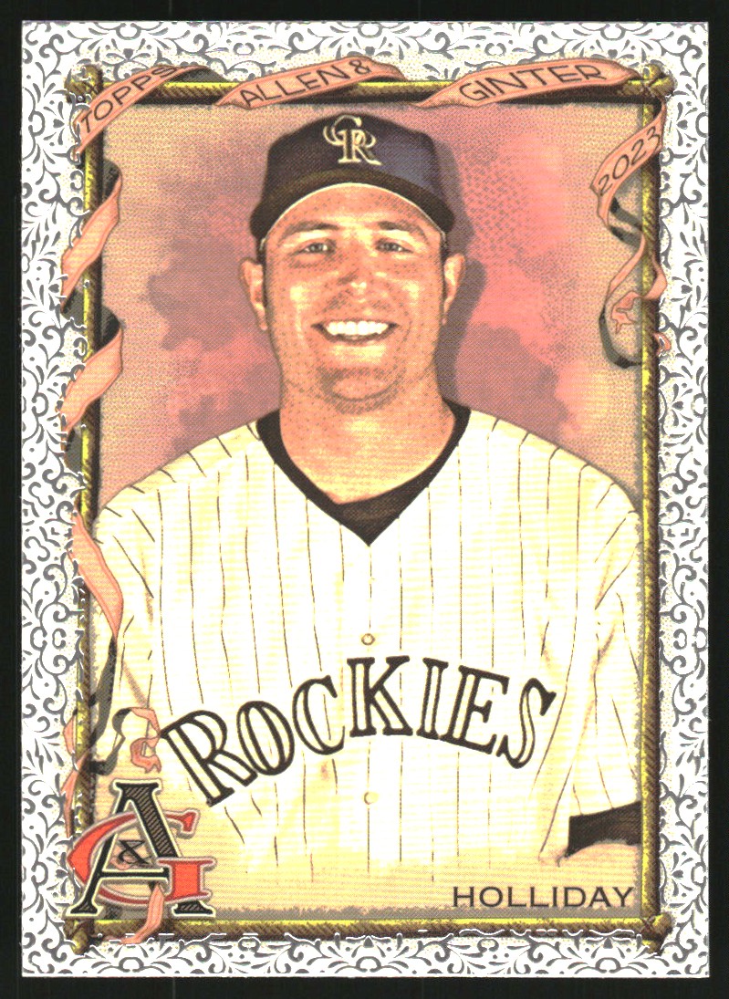 2023 Topps Allen and Ginter Foil Filigree #334 Matt Holliday SP