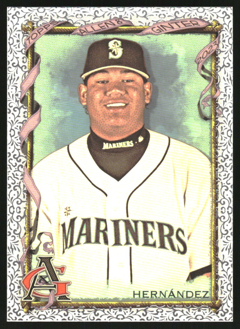 2023 Topps Allen and Ginter Foil Filigree #343 Felix Hernandez SP