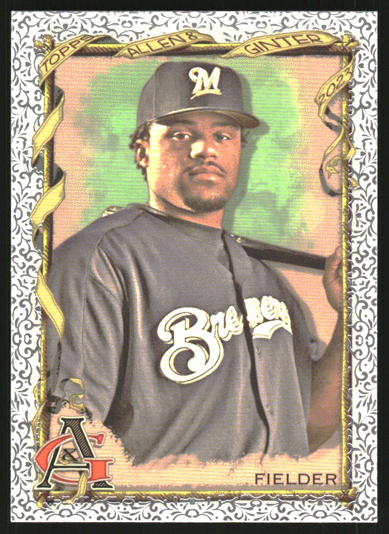 2023 Topps Allen and Ginter Foil Filigree #348 Prince Fielder SP