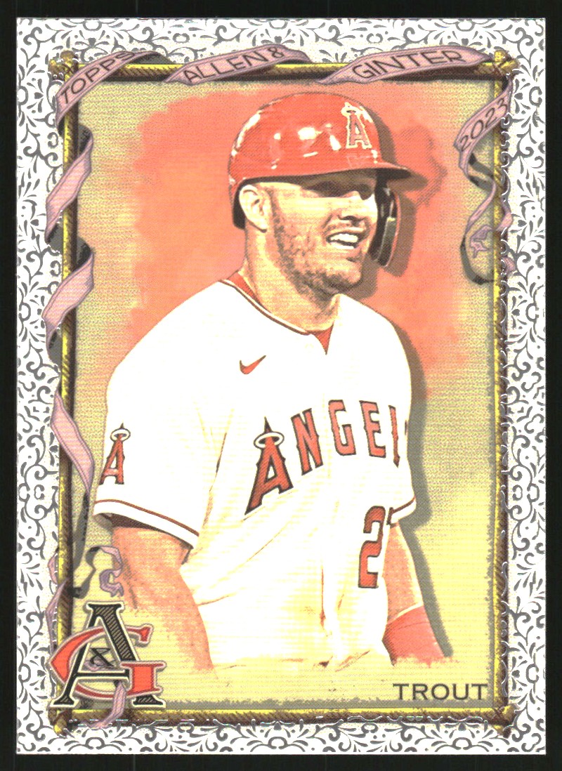 2023 Topps Allen and Ginter Foil Filigree #359 Mike Trout SP
