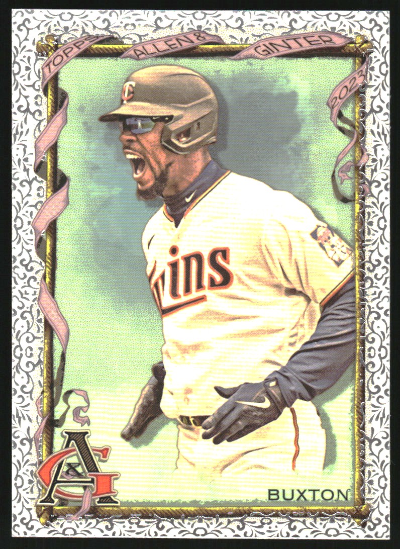 2023 Topps Allen and Ginter Foil Filigree #390 Byron Buxton SP