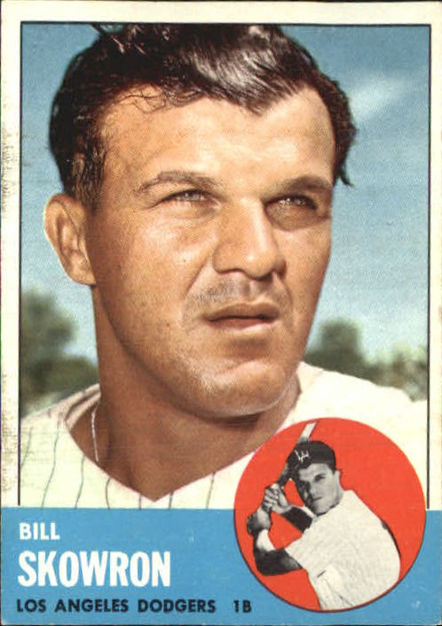 1963 Topps #180 Bill Skowron Dodgers EX G66286