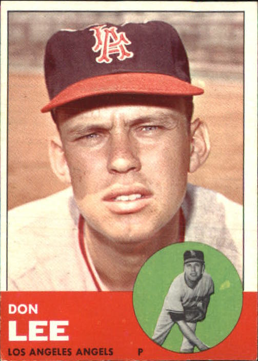 1963 Topps #372 Don Lee Angels EX G66349