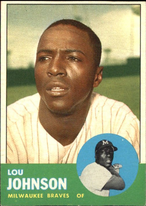 1963 Topps #238 Lou Johnson Braves NM G66719
