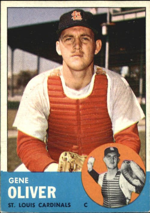 1963 Topps #172 Gene Oliver Cardinals EX-MT G66549