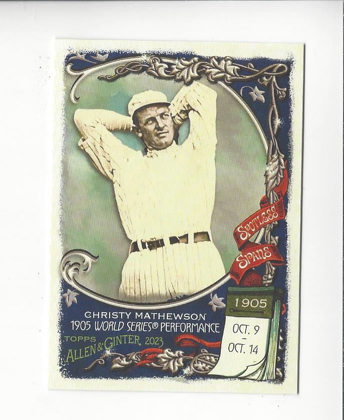 2023 Topps Allen and Ginter Baseball Spotless Spans Insert Singles - You Choose