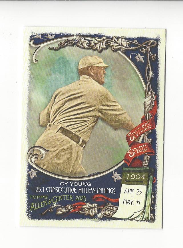 2023 Topps Allen and Ginter Baseball Spotless Spans Insert Singles - You Choose