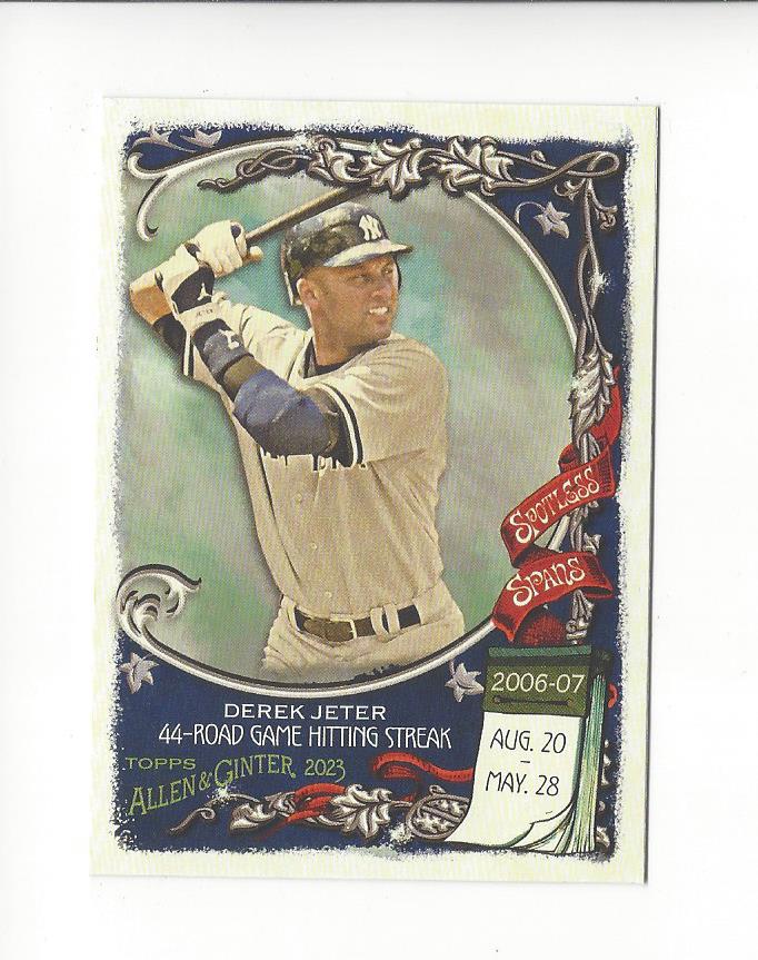 2023 Topps Allen and Ginter Baseball Spotless Spans Insert Singles - You Choose