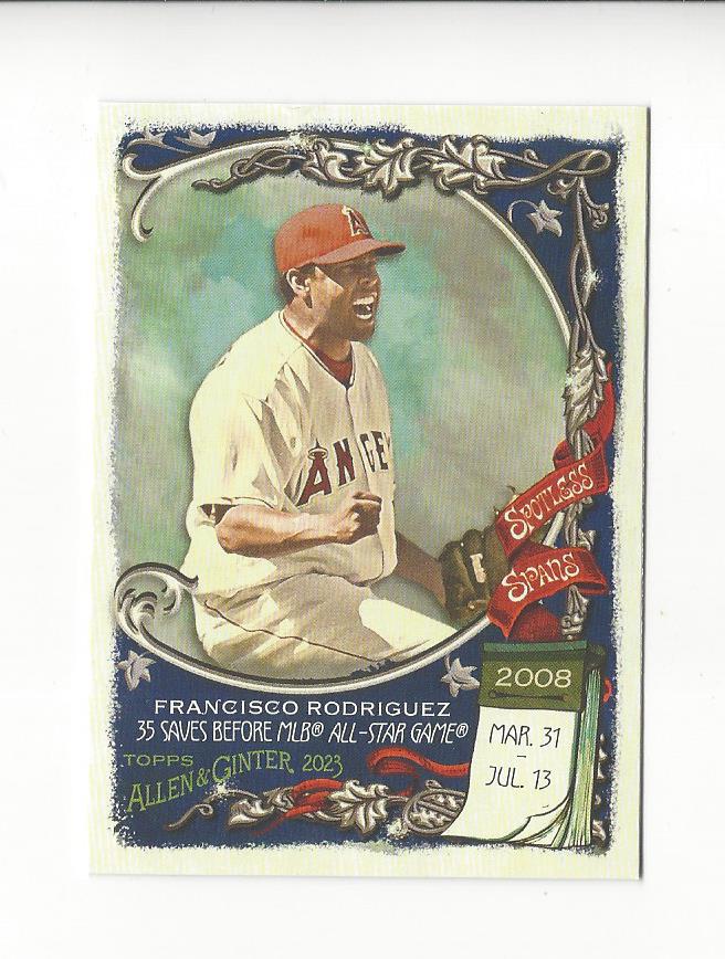 2023 Topps Allen and Ginter Baseball Spotless Spans Insert Singles - You Choose