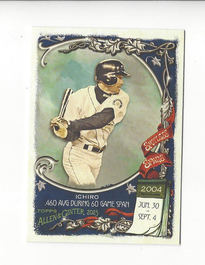 2023 Topps Allen and Ginter Baseball Spotless Spans Insert Singles - You Choose