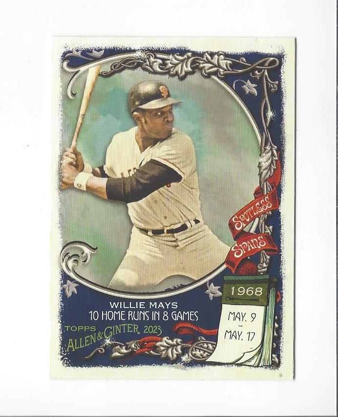 2023 Topps Allen and Ginter Baseball Spotless Spans Insert Singles - You Choose