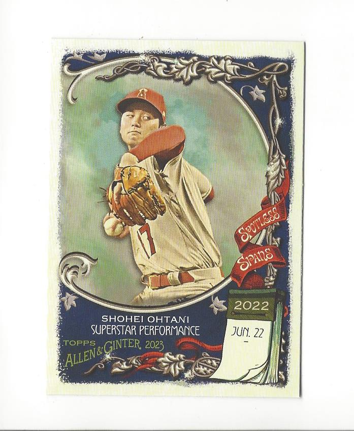 2023 Topps Allen and Ginter Baseball Spotless Spans Insert Singles - You Choose