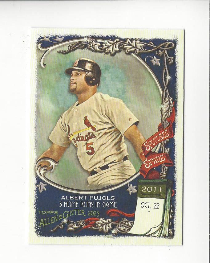 2023 Topps Allen and Ginter Baseball Spotless Spans Insert Singles - You Choose