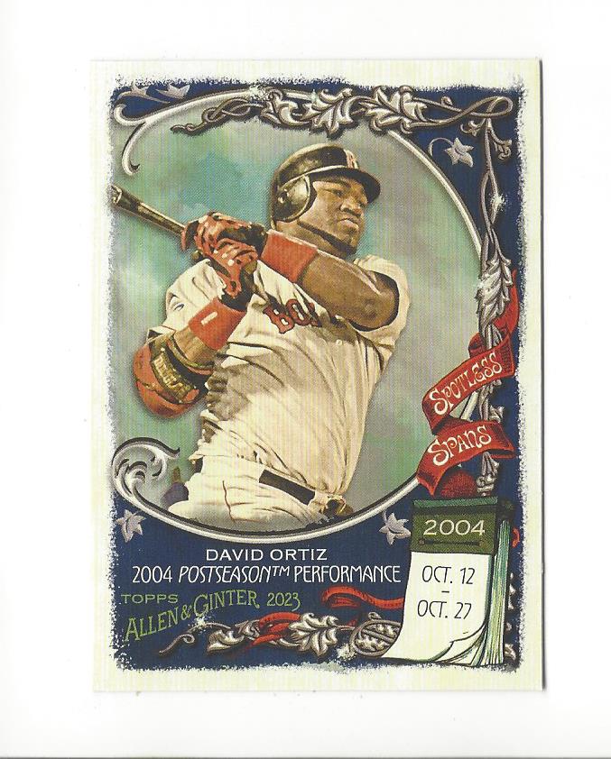 2023 Topps Allen and Ginter Baseball Spotless Spans Insert Singles - You Choose