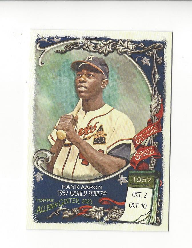 2023 Topps Allen and Ginter Baseball Spotless Spans Insert Singles - You Choose