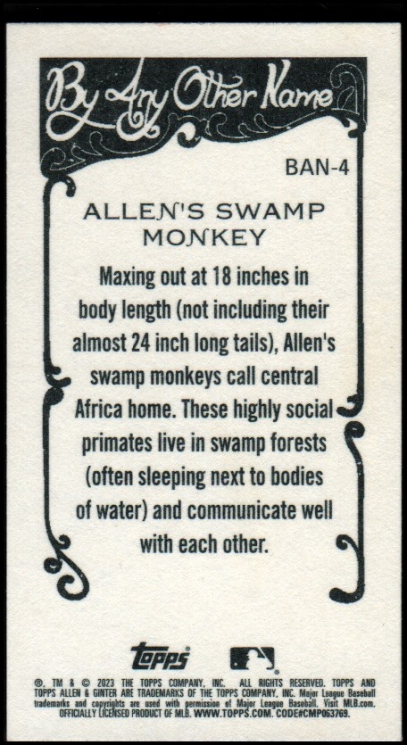 Topps Allen and Ginter Mini 2023 con cualquier otro nombre TÚ ELIGES - Imagen 7 de 25