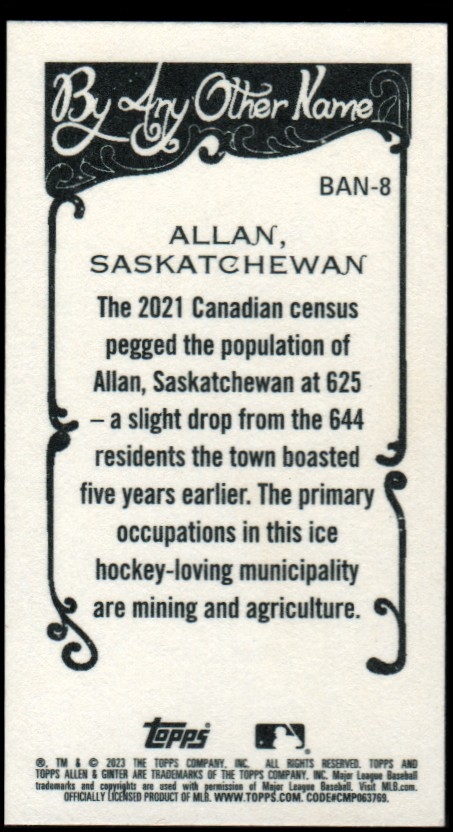 Topps Allen and Ginter Mini 2023 con cualquier otro nombre TÚ ELIGES - Imagen 13 de 25
