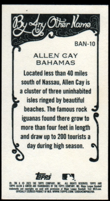 Topps Allen and Ginter Mini 2023 con cualquier otro nombre TÚ ELIGES - Imagen 15 de 25