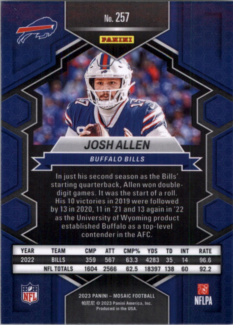 2023 Panini Mosaic Football Card Pick (Base) 257-380