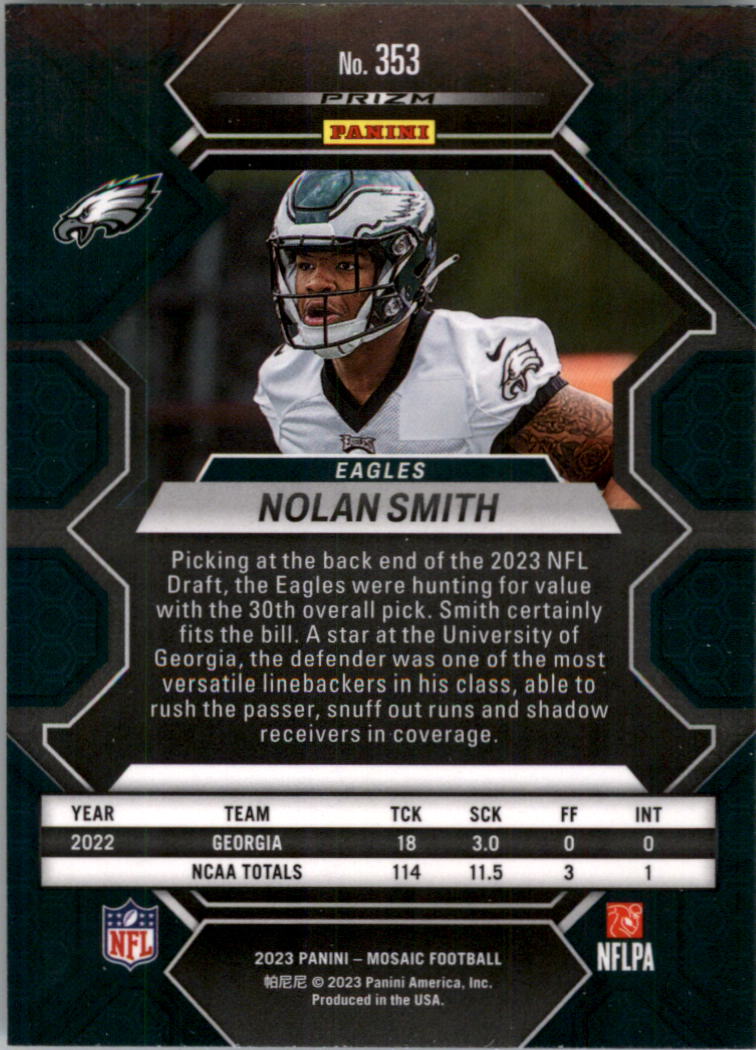 2023 Panini Mosaic Football Card Pick (Base) 257-380