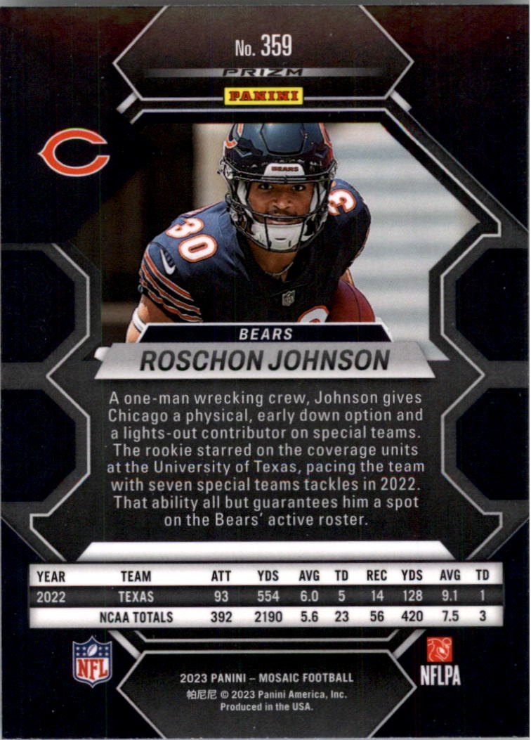 2023 Panini Mosaic Football Card Pick (Base) 257-380