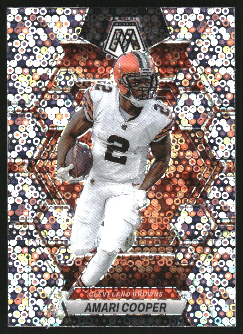 2023 Panini Mosaic Mosaic No Huddle Silver #50 Amari Cooper