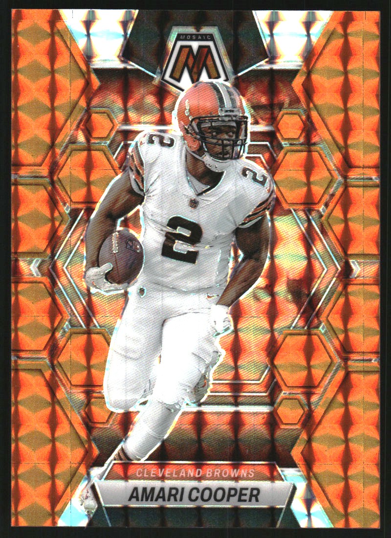 2023 Panini Mosaic Mosaic Orange #50 Amari Cooper
