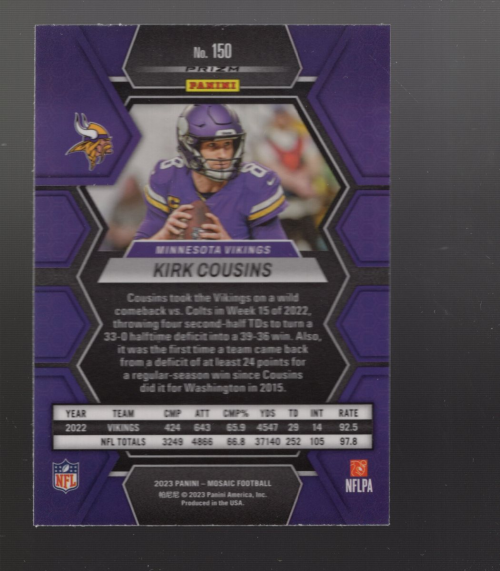 B4066- 2023 Panini Mosaic Football Insert Cards3 -You Pick- 15+ FREE US SHIP - Picture 9 of 19