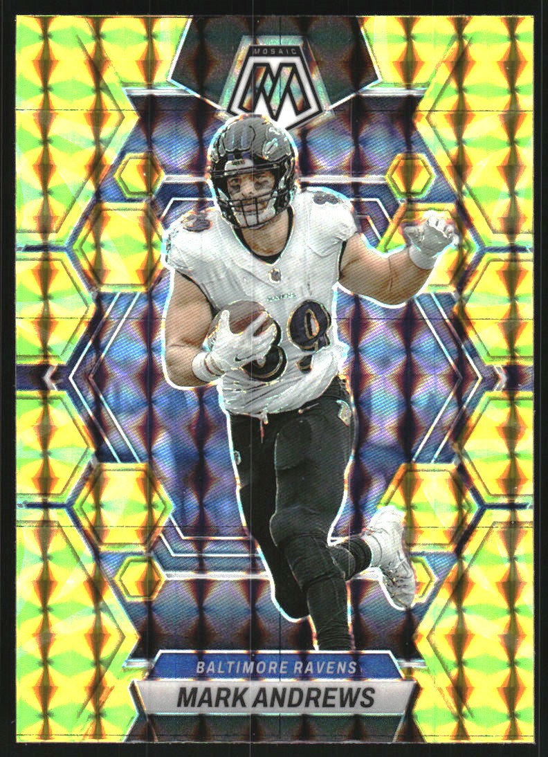 2023 Panini Mosaic Mosaic Reactive Yellow #15 Mark Andrews