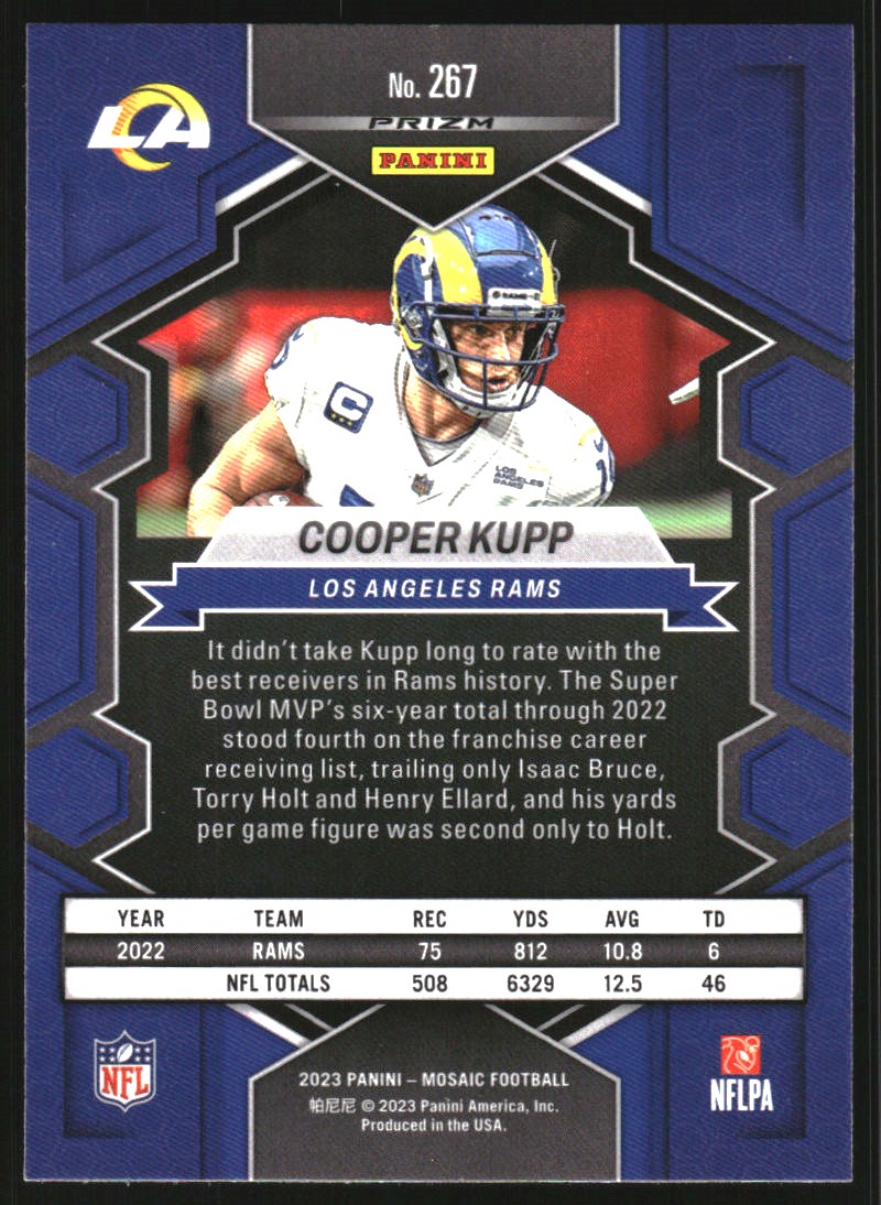 2023 Panini Mosaic Silver #267 Cooper Kupp NP - NM-MT