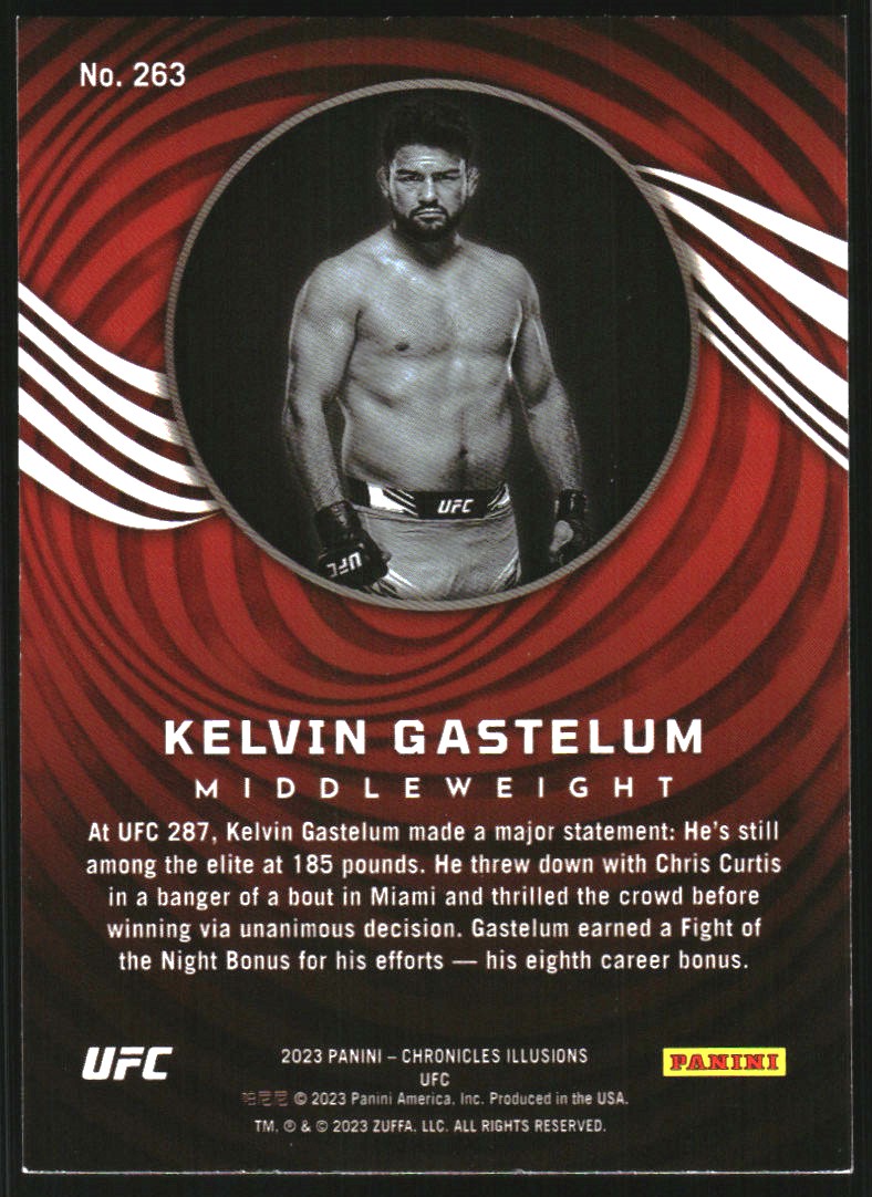2023 Panini Chronicles UFC #263 Kelvin Gastelum/Illusions