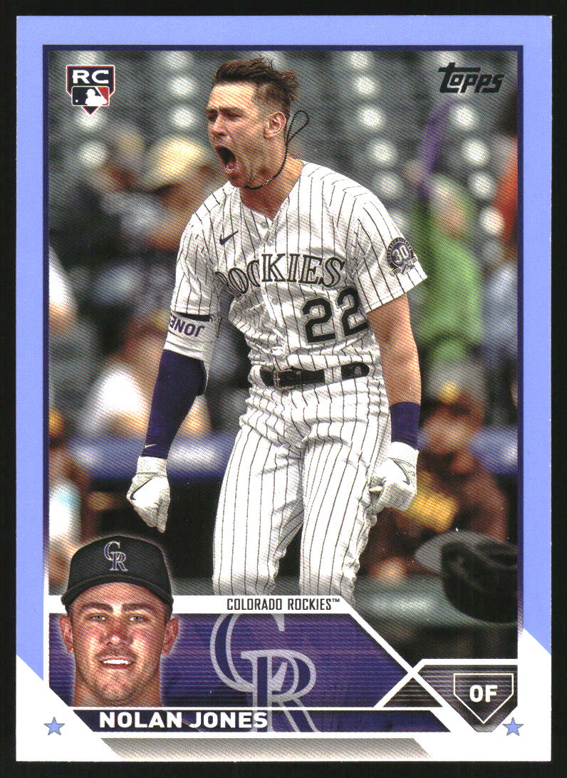 2023 Topps Update Father's Day Blue #US85 Nolan Jones