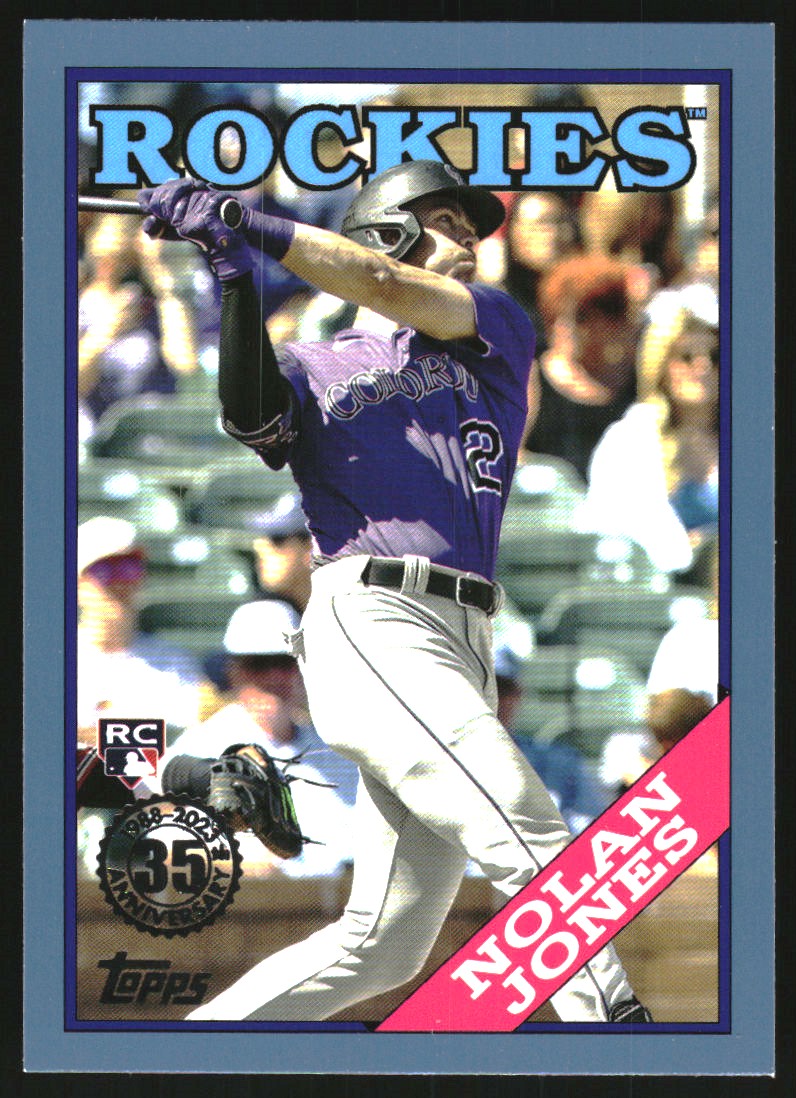 2023 Topps Update '88 Topps Baseball Blue #88US22 Nolan Jones