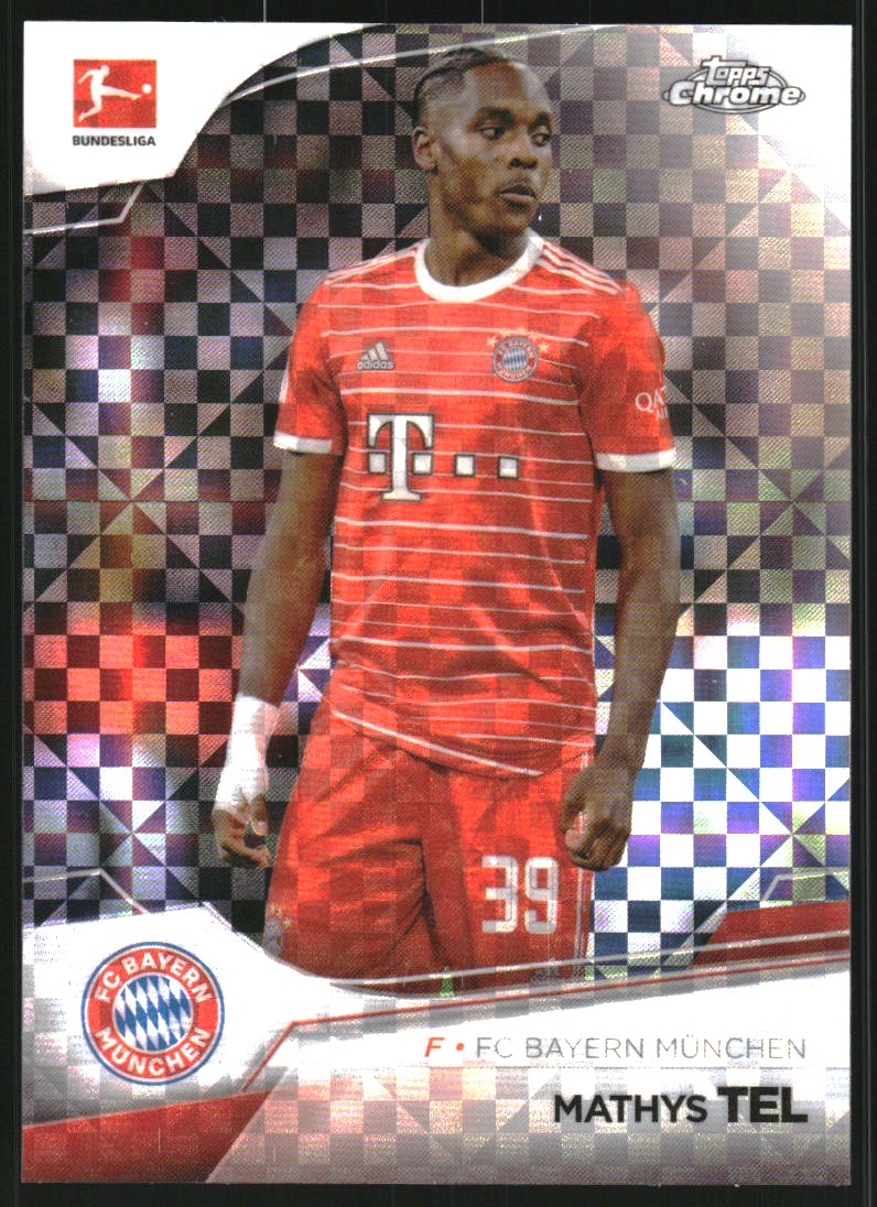 2022-23 Topps Chrome UEFA Club Competitions Golazo #G15 Mathys Tel