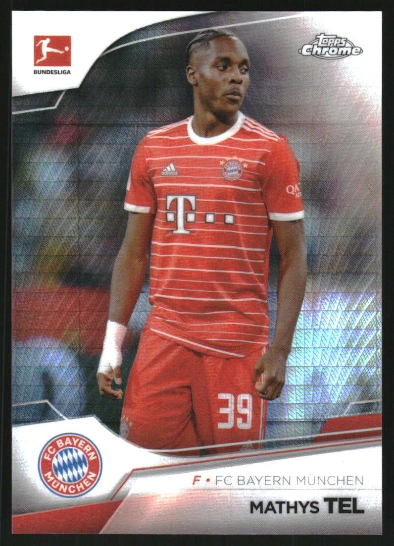 2022-23 Topps Chrome UEFA Club Competitions Golazo #G15 Mathys Tel