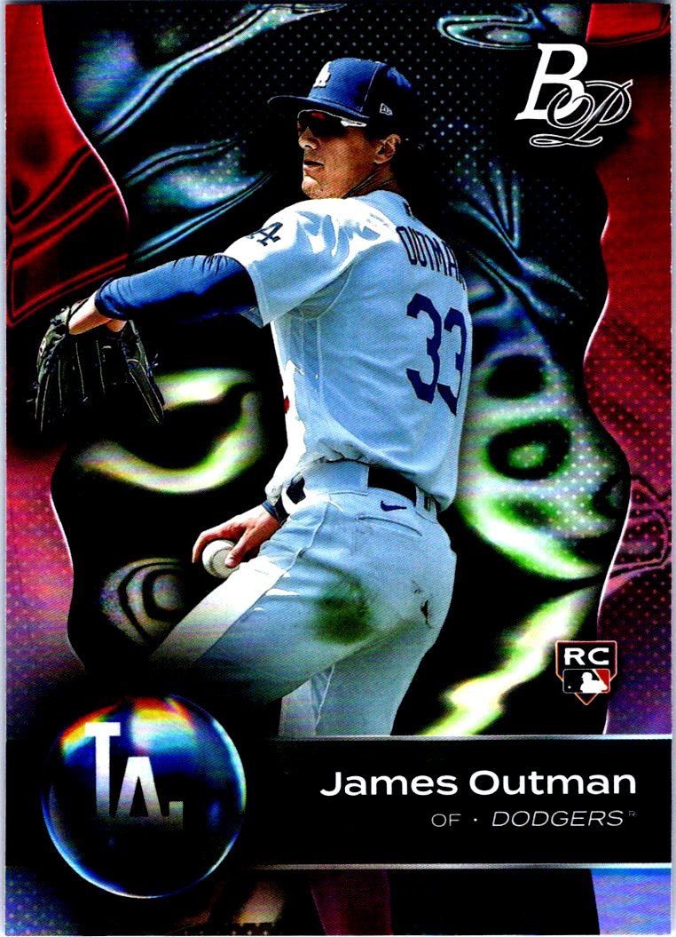 2023 Bowman Platinum #53 James Outman RC - NM-MT - The Dugout