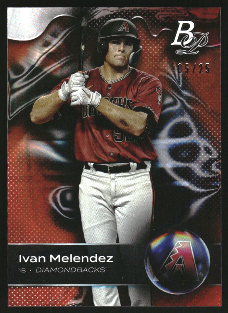 2023 Bowman Platinum Top Prospects Orange #TOP85 Ivan Melendez