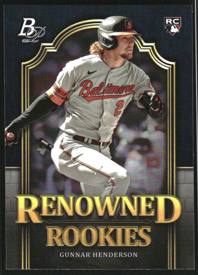 2023 Bowman Platinum Renowned Rookies #RR1 Gunnar Henderson
