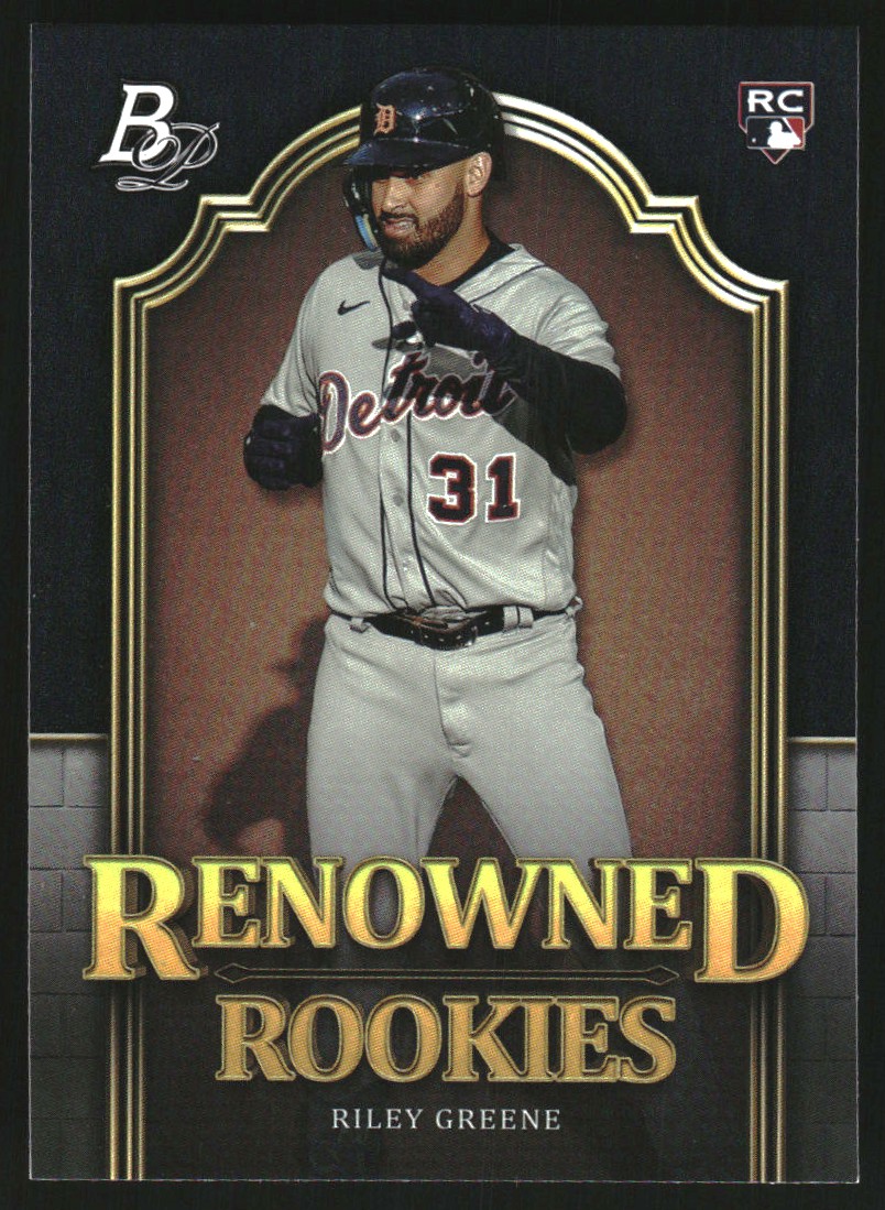 2023 Bowman Platinum Renowned Rookies #RR4 Riley Greene