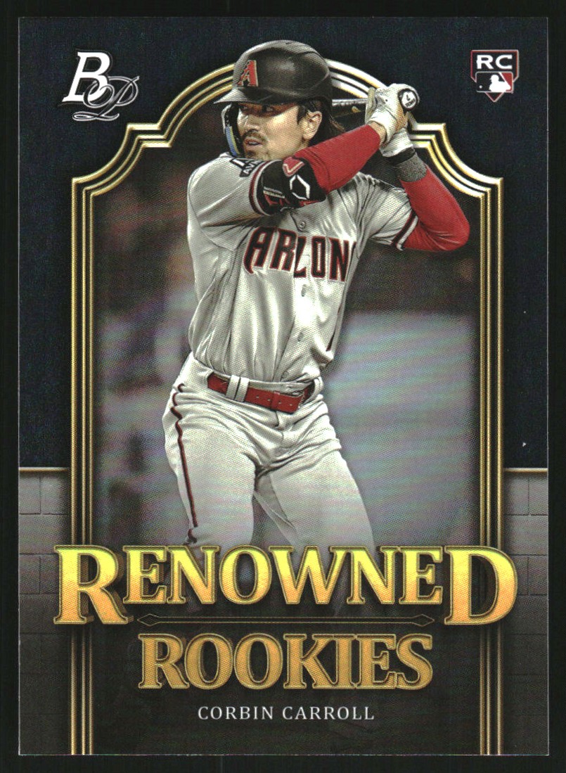 2023 Bowman Platinum Renowned Rookies #RR7 Corbin Carroll