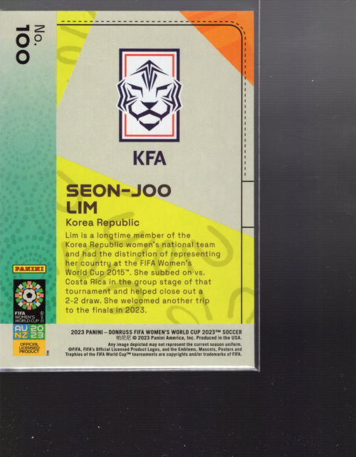 アメリカワールドカップ 262 Japan / USA FIFA U-20 Women's World Cup 2016 Panini FIFA