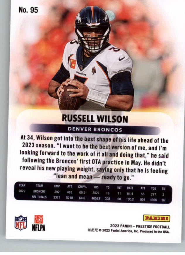 2023 PRESTIGE FOOTBALL ASSORTED SINGLES U-PICK