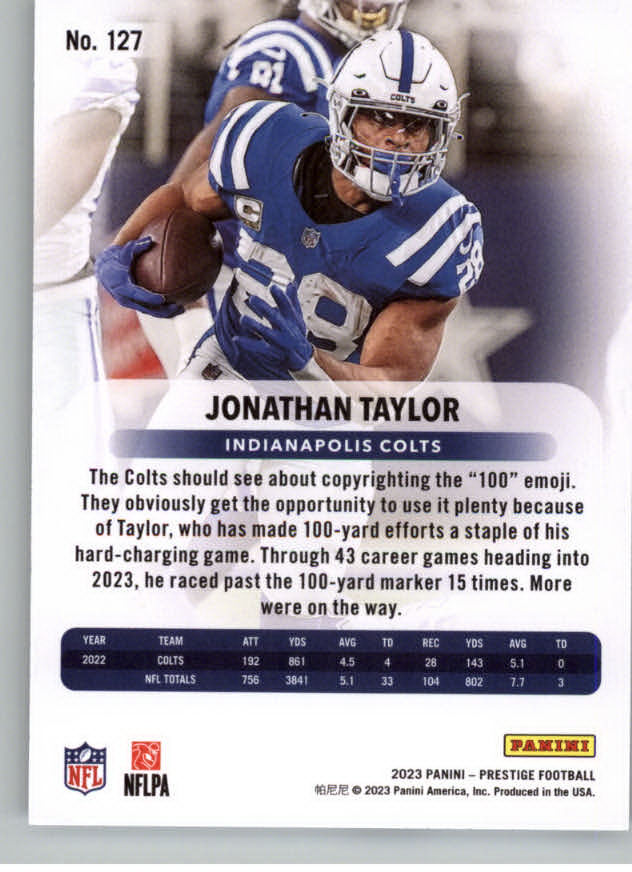 2023 PRESTIGE FOOTBALL ASSORTED SINGLES U-PICK