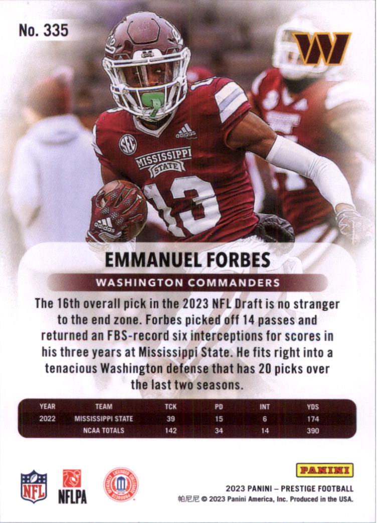 2023 Prestige Football Card Pick (Base) 252-400