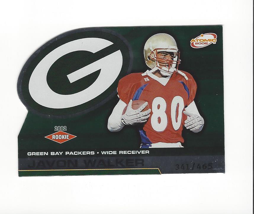 2002 Atomic #135 Javon Walker RC