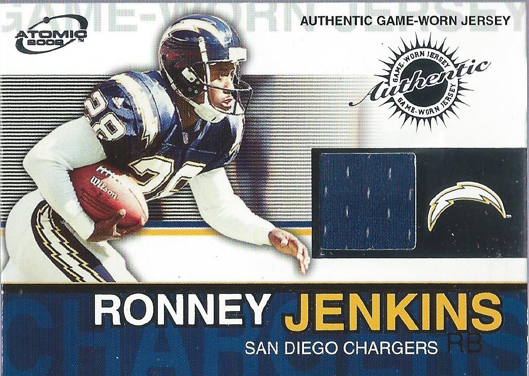 2002 Atomic Game Worn Jerseys #88 Ronney Jenkins/292